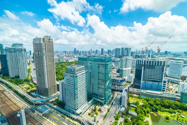 Piękna Architektura Budynek Panoramę Miasta Tokio Japonia — Zdjęcie stockowe