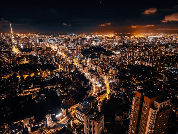 Hermosa Ciudad Con Arquitectura Edificio Paisaje Urbano Tokio Japón Por —  Fotos de Stock