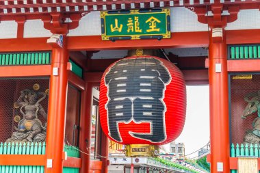 Güzel mimari Sensoji Tapınağı inşa ünlü ziyaret asakusa alan tokyo Japonya için yerdir