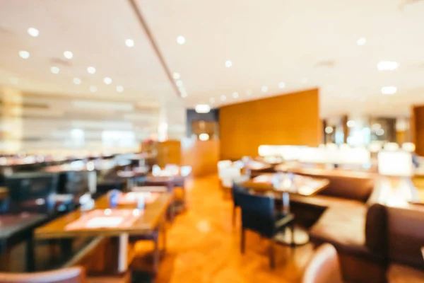 抽象的なぼかしと多重ビュッフェ レストランとコーヒー ショップ カフェ インテリアの背景 — ストック写真