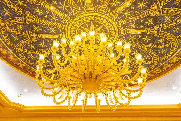 Beautiful luxury electric ceiling light lamp decoration interior of room