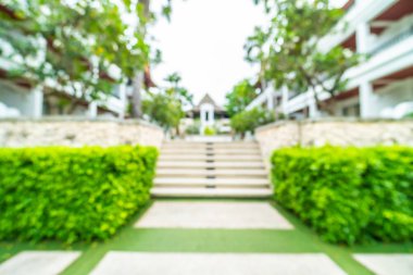 Seyahat ve tatil için güzel otel ve tatil arka plan bulanıklık