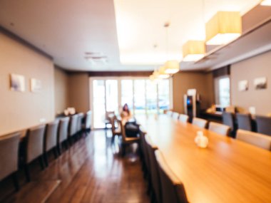 Bulanıklık kafe ve Restoran İç arka planı için