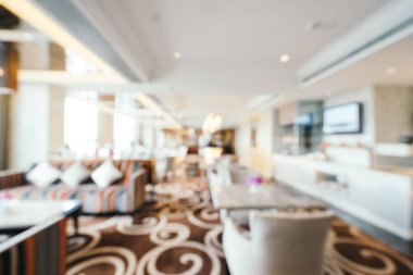 Soyut bulanıklık ve ufuk otel lobi lounge iç arka planı için