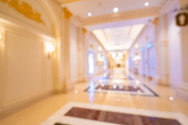 Arkaplan için mağaza içi soyut bulanıklık ve odaklanmış alışveriş merkezi