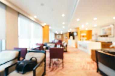 Soyut bulanıklık ve arka plan için otel lobisi.