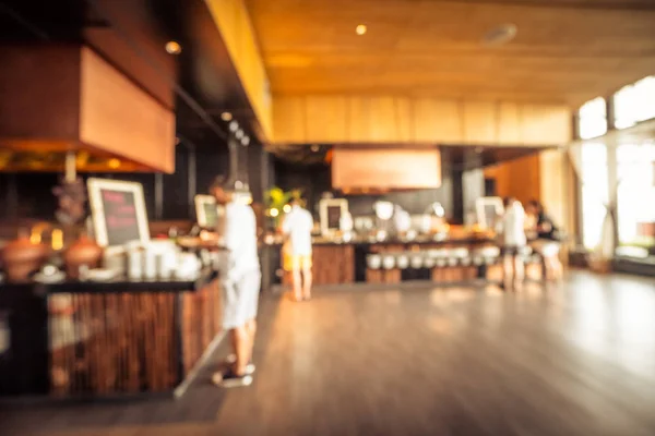Absztrakt Blur Kávézó Étterem Belső Háttér — Stock Fotó