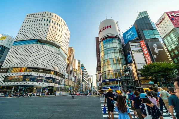 Tokyo Japón Ago 2018 Zona Ginza Mejor Centro Comercial Lujo —  Fotos de Stock