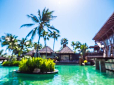 Soyut bulanıklık ve seyahat ve tatil için otel ve tatil arka plan defocused