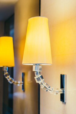 Elektrik ışık lambası duvar dekorasyon iç oda