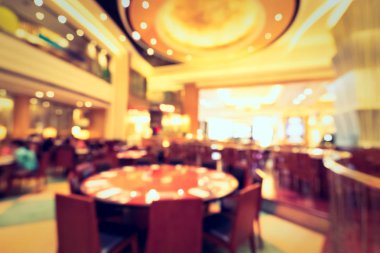 Soyut bulanıklık ve ufuk otel büfe restoran ve kafe Cafe iç arka planı için