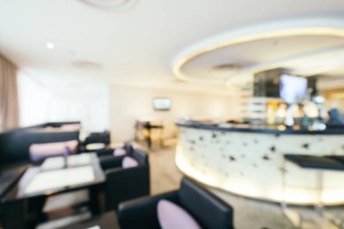 Soyut bulanıklık ve ufuk kahvaltı büfesi otel restoran ve kafe Cafe iç arka planı için