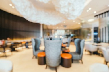 Soyut bulanıklık ve arka plan için otel lobisi.