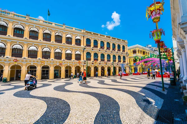 Çin Macau Macau Şehir Eylül 2018 Güzel Eski Mimari Yapı — Stok fotoğraf