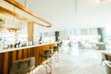 Soyut bulanıklık ve ufuk lobi ve arka plan için otel iç
