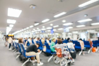 Bulanıklık Havaalanı terminal ve salon iç arka planı için