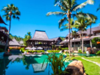 Soyut bulanıklık ve seyahat ve tatil için otel ve tatil arka plan defocused