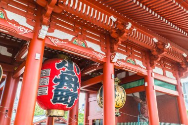 Güzel mimari Sensoji Tapınağı inşa ünlü ziyaret asakusa alan tokyo Japonya için yerdir