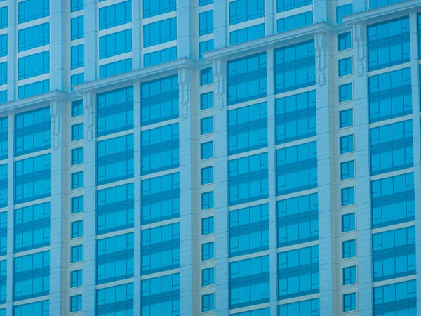 Architektura Okna Zewnętrzne Wzór Tła Piękny Biurowiec — Zdjęcie stockowe