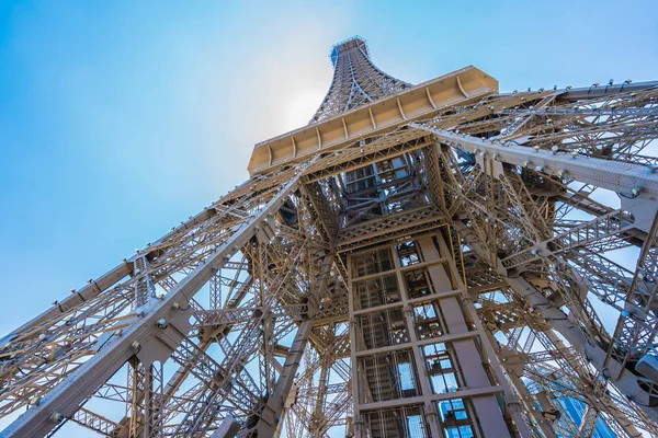 Gyönyörű Eiffel Torony Landmark Párizsi Szálloda Resort Itt Makaó Városa — Stock Fotó
