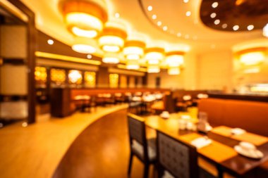 Soyut bulanıklık ve ufuk kahvaltı büfesi otel restoran ve kafe Cafe iç arka planı için