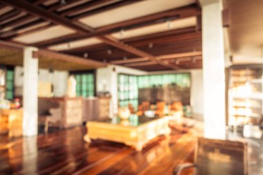 Soyut bulanıklık ve otel lobisinde defocused ve arka plan ve yüzey için iç çare