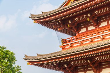 Güzel mimari Sensoji Tapınağı inşa ünlü ziyaret asakusa alan tokyo Japonya için yerdir