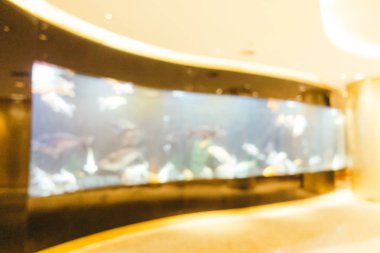 Soyut bulanıklık ve ufuk otel lobi lounge iç arka planı için