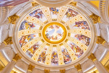 Çin, Makao - 10 Eylül 2018 - güzel lüks otel resort ve Keson Parisian macau City