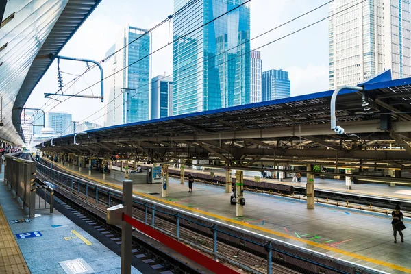 Tokyo Japan Aug 2018 Zug Und Bahn Station Japan Ist — Stockfoto