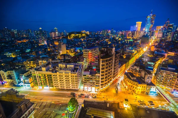 Bina Cityscape macau şehir manzarası geceleri güzel mimari