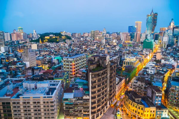 Bina Cityscape macau şehir manzarası geceleri güzel mimari