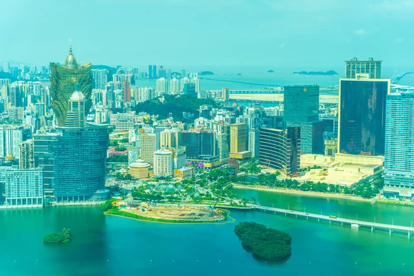 Prachtige Architectuur Bouwen Stadsgezicht Macau Stad — Stockfoto