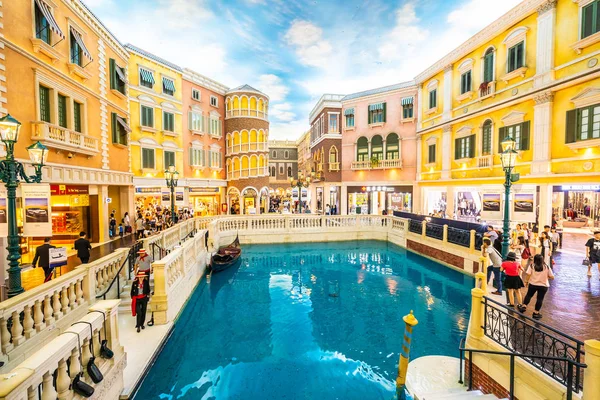 China Macao Septiembre 2018 Hermoso Complejo Hotelero Veneciano Lujo Casio — Foto de Stock