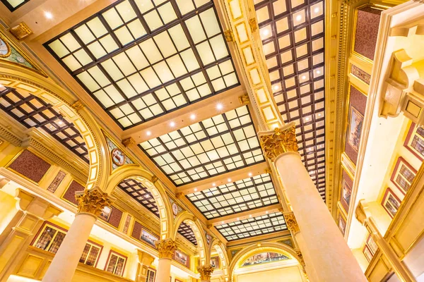 Čína Macao Září 2018 Krásné Luxusní Benátské Hotel Resort Casio — Stock fotografie