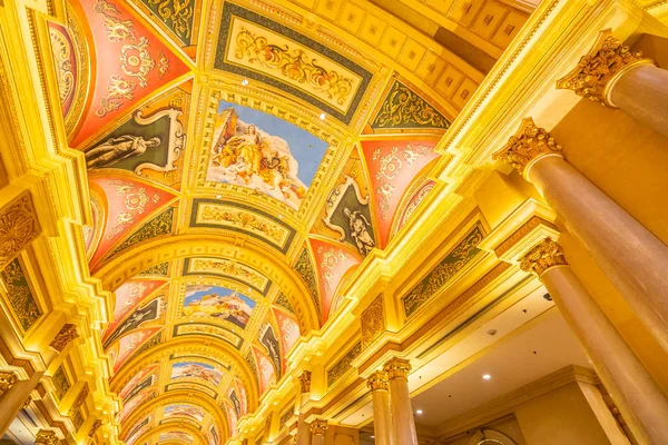 Kína Macau Szeptember 2018 Hotel Gyönyörű Luxus Üdülőhely Kaszinó Játék — Stock Fotó