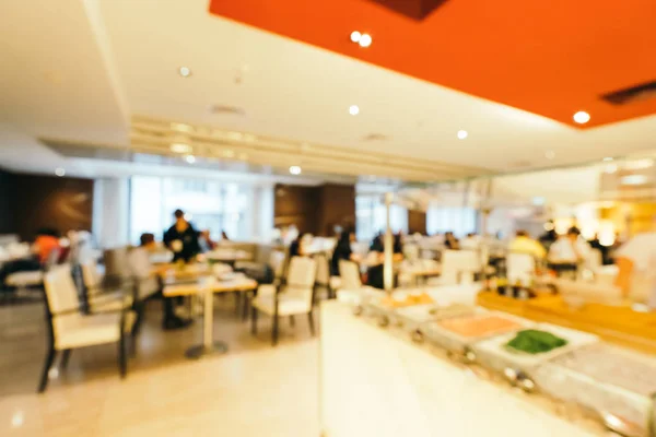 Abstract Blur Defocused Breakfast Buffet Hotel Restaurant Coffee Shop Cafe — Stock Photo, Image