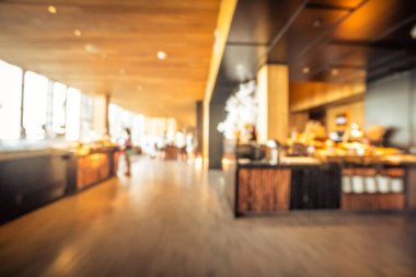 Bulanıklık kafe ve Restoran İç arka planı için