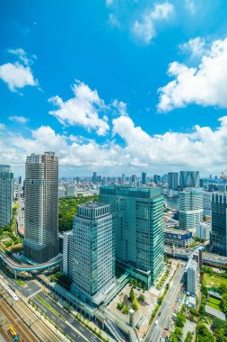 Tokyo şehir manzarası Japonya bina güzel mimari