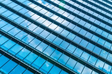 Güzel mimari iş ofis pencere cam desenli gökdelen şehir Binası