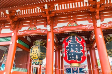 Güzel mimari Sensoji Tapınağı inşa ünlü ziyaret asakusa alan tokyo Japonya için yerdir