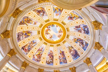 Çin, Makao - 10 Eylül 2018 - güzel lüks otel resort ve Keson Parisian macau City