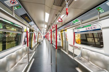 Hong kong, Çin - 14 Eylül 2018: Mtr metro istasyonudur içinde hong kong şehir