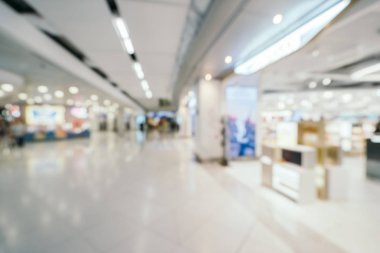Soyut bulanıklık ve arka plan için Havaalanı terminal iç defocused