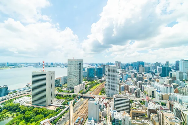Прекрасної Архітектури Будівлі Токіо Сіті Горизонт Японії — стокове фото