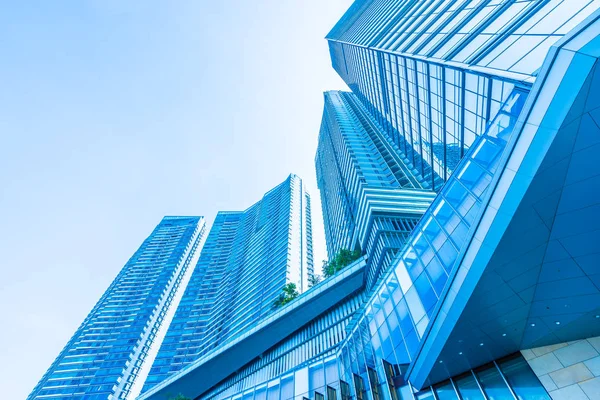 Arquitetura Bonita Edifício Escritórios Negócios Arranha Céu Exterior — Fotografia de Stock