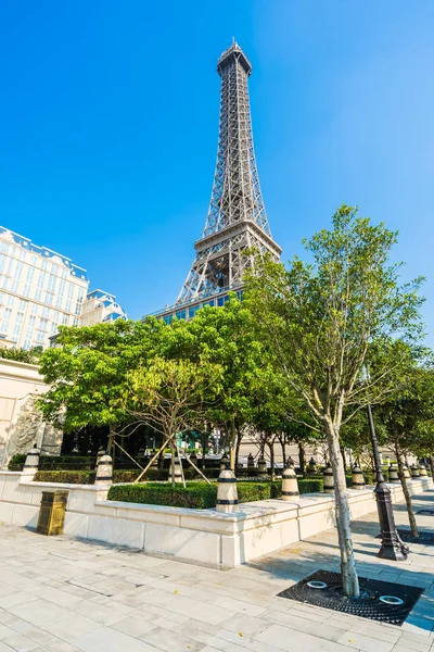 Güzel Eiffel Tower Landmark Paris Oteli Macau City Resort — Stok fotoğraf