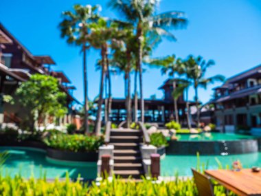 Soyut bulanıklık ve seyahat ve tatil için otel ve tatil arka plan defocused