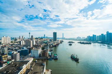 Bina Cityscape macau şehir manzarası içinde güzel mimari