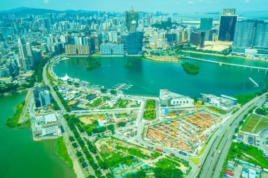 Bina Cityscape macau şehirde güzel mimari